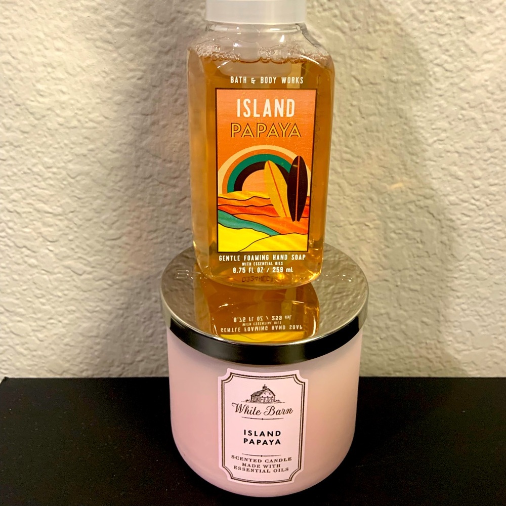 Foaming Hand Soap/ 3-Wick Candle Combo